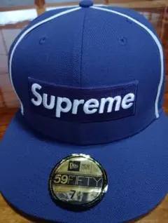 Supreme 59FIFTY キャップ 青 7 1/8 未使用】Supreme キャップ 7 5/8 青 NEW Era - メルカリ
