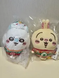 【新品未使用未開封】エニマイくじちいかわ D賞ぬいぐるみキーホルダー2種セット