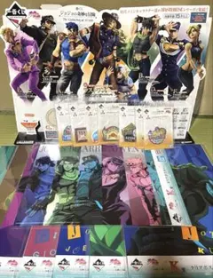 ジョジョの奇妙な冒険一番くじ ラインナップパネル＆J賞＆K賞コンプリートセット✨️