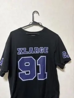 XLARGE エクストララージ 半袖Tシャツ ブラック Mサイズ ビッグロゴのサムネイル