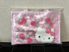 サンリオ 平成レトロ 2001年 のれん 薔薇 ローズピンク ハローキティ