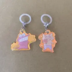 クレヨンしんちゃん　ガチャガチャ　ぷっくりアクリルめじるしアクセサリー