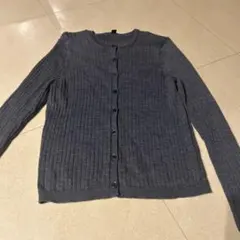 UNIQLO メリノリブクルーネックショートカーディガン