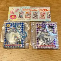 サンリオ　シャカシャカフレークシール風チャーム　クロミ　あひるのペックル　セット