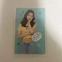 TWICE WHAT IS LOVE ツウィのトレカ