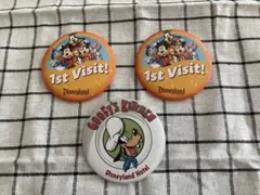 カリフォルニアディズニー バッジ 3個セット