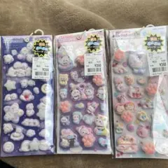 正規品ピカプニシール蓄光KAMIO JAPAN もちぱん　もぐにゃん　シマエナガ