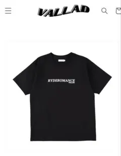 あ*様 【IO着用】VALLAD RYDE ROMANCE TEE ブラック サ VALLAD IO着用 RYDE ROMANCE Tシャツ BLACK Mサイズ