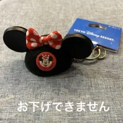 レトロなディズニーリゾート　ミニー　キーチェーン　イヤーハット　キーホルダー