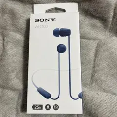 SONY WI-C100 ワイヤレスイヤホン 青
