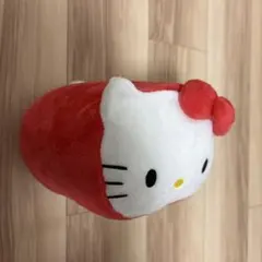ハローキティ　クッション　ミニ枕　赤色