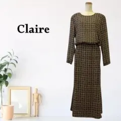 zG1544【F】Claire 長袖 ウエストギャザー セットアップ