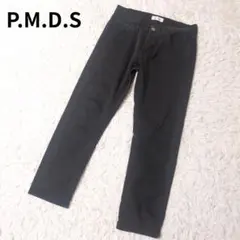 P.M.D.S　メンズ　リチャード　スキニーブラックデニム　31インチのサムネイル