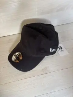 【新品未使用】NEWERAキャップ　黒　タグ