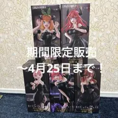 【五等分の花嫁】BiCute Dark-中野一花・二乃・三玖・四葉・五月 セット