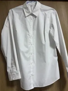 13号　長袖　ブラウス　シャツ　ホワイト　白　制服用のサムネイル