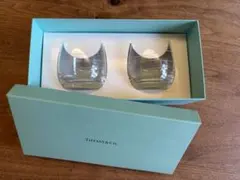 Tiffany & Co. ガラス花瓶 編み込みデザイン - メルカリ