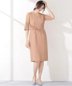 nano universe Aperi レーススリーブワンピース　38 M