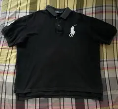 Ralph Lauren ビッグポニー　ポロシャツ　y2k swag ブラック