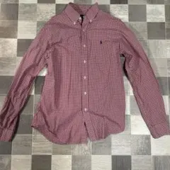 Ralph Lauren スリムフィット 長袖シャツ ギンガムチェック