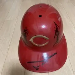 赤 キャップ Cのロゴ サイン付き