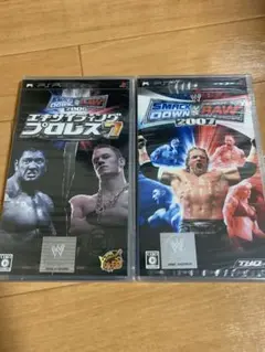 PSP プロレスゲーム 2本セット新品未開封