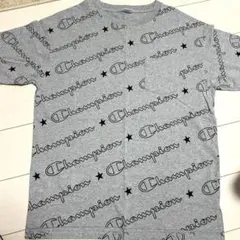 Champion Tシャツ グレー ロゴプリント　Lサイズ