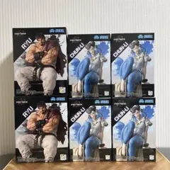 ストリートファイター　ちょこのせフィギュア　リュウ2個/春麗4個　計6個セット