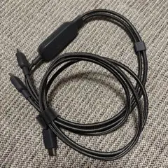 ANKER USBケーブル ブラック 2in1 1.2m