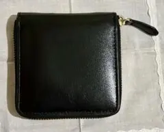 【中古】MURA ラウンドファスナー ゴートレザー スキミング防止 二つ折り財布のサムネイル