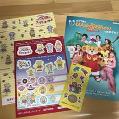NHK おかあさんといっしょ & ウェイキーショウ ステッカーセット