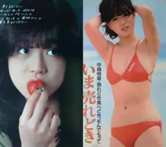 ☆中森明菜2ndシングル【少女A】POP仕切り板昭和☆ - メルカリ
