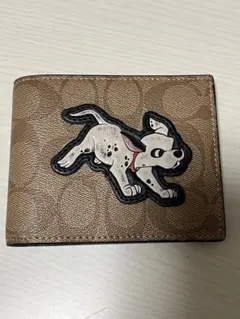 101匹わんちゃん COACH 折りたたみ財布