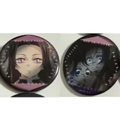 鬼滅の刃 ものがたる眼差し コレクション缶バッジB 胡蝶しのぶ　胡蝶カナエ