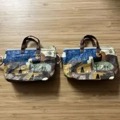 カルディ伝説カラビナ付きミニバッグ×2