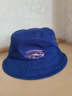 チャットモンチー　ネイビーのバケットハット