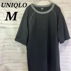 ユニクロ　エアリズムメッシュクルーネックTシャツ　バイカラー　スポーツ　夏服