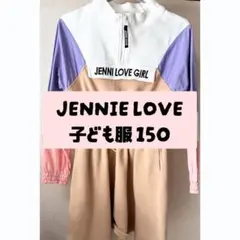 【洗濯済】JENNI LOVE ハーフジップ ワンピース 150