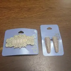 早い者勝ち‼️激安‼️クレアーズ☆ヘアピン☆オシャレ☆可愛い☆２個セット☆