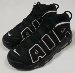 ゆ*ゆ様 NIKE AIR MORE UPTEMPO '96ブラック/ホワイト2