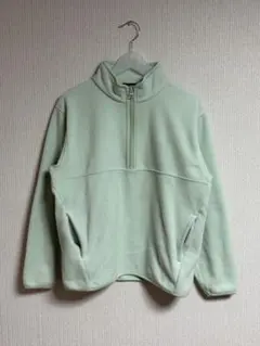 OLD UNIQLO フリースジャケット ハーフジップ パステルカラー 短丈