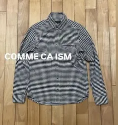 COMME CA ISM ギンガムチェックシャツ