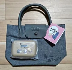 KALDI ネコの日バッグ オリジナルガジェットケース セット
