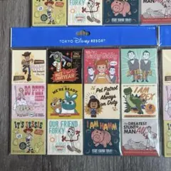 ディズニーリゾート　トイストーリー　メモ　12種類　1セット