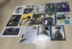 進撃の巨人　ポストカードブロマイド（リヴァイ 多め）１3枚セット