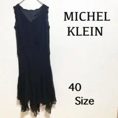 『ミシェルクラン』(40)＊ノースリーブワンピース＊フリル＊シンプル＊綺麗め＊