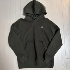 オリーブ色 RAW ロゴ キルティングパーカー ジースターロウ