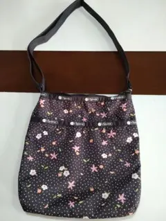 Lesportsac 花柄ドット ショルダーバッグ