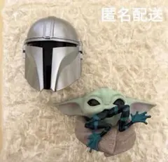 STARWARSマンダロリアンアンドグローグー フェイスマグネット 3種