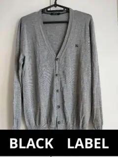 BURBERRYBLACKLABELブラックレーベル VネックカーディガンLL